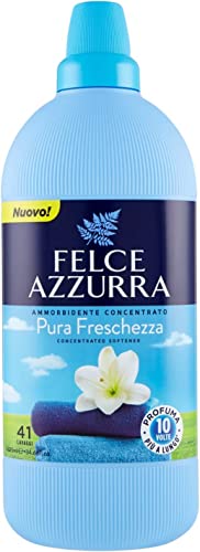 6x Felce Azzurra Pure Freshness Weichspüler Konzentrat, 1025 ml + Italian Gourmet Polpa 400g