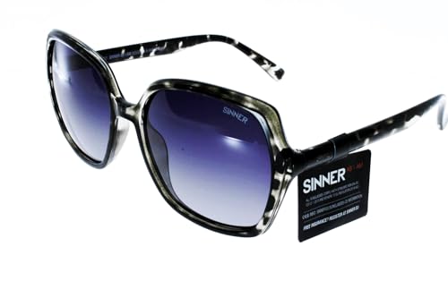 SINNER Unisex Montara-Shiny Black/Grey Tort-Sintec Gradient Smoke Sonnenbrille, Mehrfarbig (Mehrfarbig)