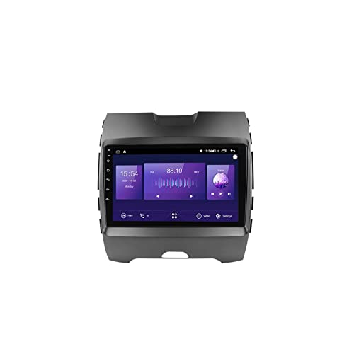 Autoradio Stereo GPS-Navigation für Ford Edge 2015–2018, Plug-and-Play, 9-Zoll-Touch-Display, Android 11, unterstützt Lenkradsteuerung, Bluetooth-Freisprechfunktion, integrierte CarP