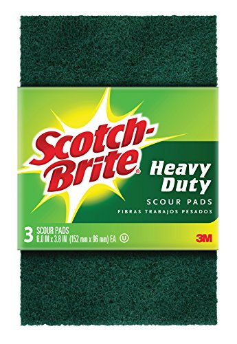 Scotch-Brite Heavy Duty Scour Pads 3 Stück (4 Stück)