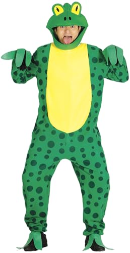 Guirca - Frosch-Kostüm für Erwachsene, Unisex, Grün, Größe L (52-54), 84498.0
