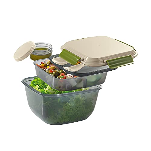 Cilio Box-KP0000158410 Lunch Box, Kunststoff, Silver, One Size