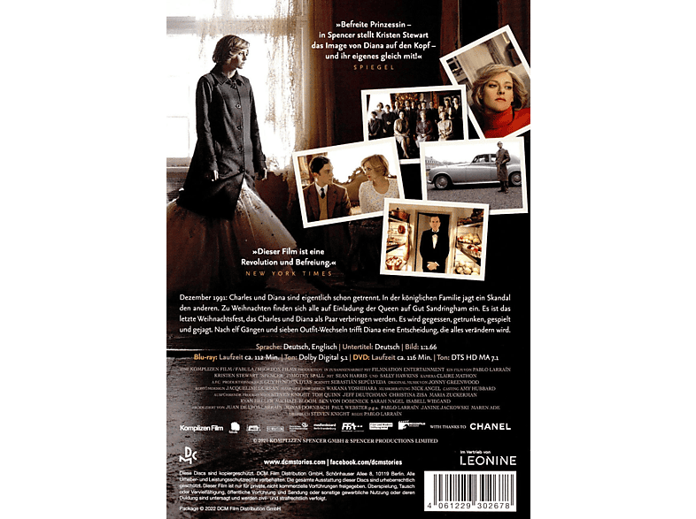 Spencer Blu-ray + DVD 2