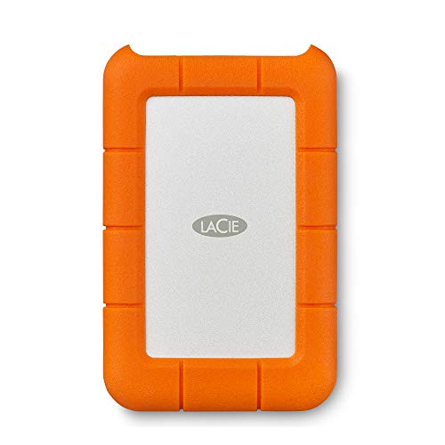 LaCie Rugged STFR5000800 Externe 5-TB-Festplatte (USB 3.1, Typ C) Orange