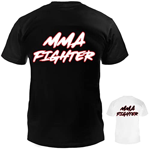 Dynamix Athletics T-Shirt MMA Fighter - Thaiboxen MMA Jiu Jitsu Kampfsport Shirt für Herren Mixed Martial Arts Shirt (as3, Alpha, l, Regular, Regular, Schwarz)