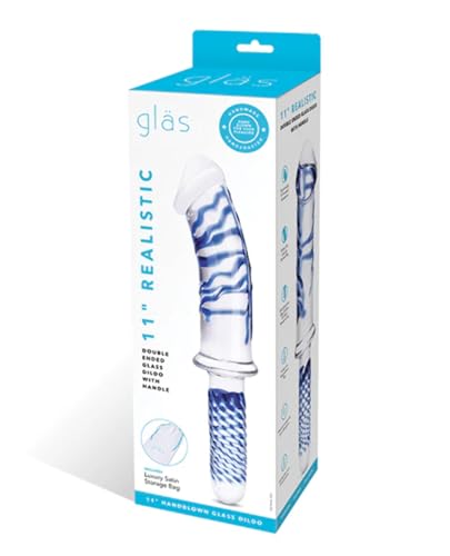 Glas E32828-Dildo Transparent Einheitsgröße