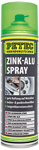 Petec_bundle 3X PETEC Zink-ALU Spray Zinkspray Grundierung Korrosionsschutz 500 ML 71050