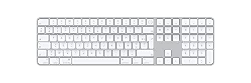 Apple Magic Keyboard mit Touch ID und Ziffernblock (für Mac mit Apple Chip) - Französisch - Silber