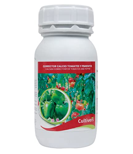 CULTIVERS Kalziumtomaten Flüssig 250 Ml. Kalziummangelkorrektor Für Gemüse. Natürlicher Organischer Dünger Verstärkt Die Krankheitsresistenz
