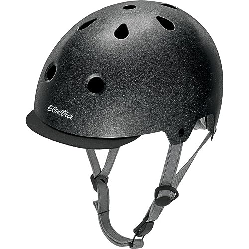 Electra Bike und Skate Helm 'Graphite Reflective' Solid Color Helmet, Größe (Kopfumfang):55-58 cm
