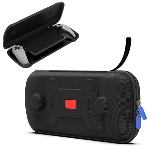 Buziba Aufbewahrungstasche Hartschale Schutzhülle Tragetasche für PS5 PlayStation Portal Handheld Spielkonsole Tragbare Reise Handtasche für Konsole und Zubehör