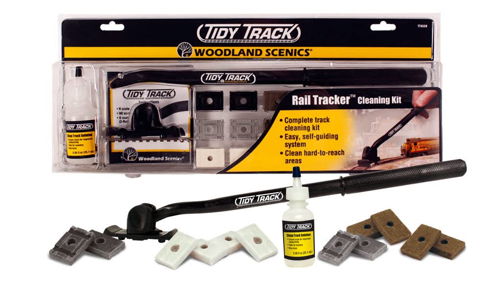Woodland Scenics TT4550 Tidy Track Rail Tracker Reinigungsset WOOU4550