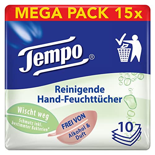 Tempo fresh to go Pure, Riesenpackung, 15 Stück