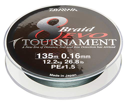 Daiwa Tournament 8 Braid Evo dunkelgrün 0.20mm 18.0kg 135m