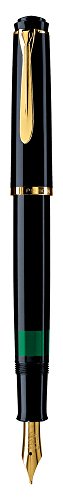Pelikan Elégance M200 Füllfederhalter Schwarz B schwarz