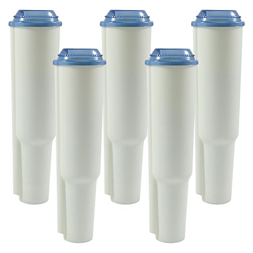 5 x Wasserfilter-Patrone für Kaffeevollautomaten von Jura (Filterpatrone WHITE)
