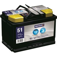 Start-Stopp-Autobatterie 51 Von Norauto, 70Ah, 720A, 1 Stück