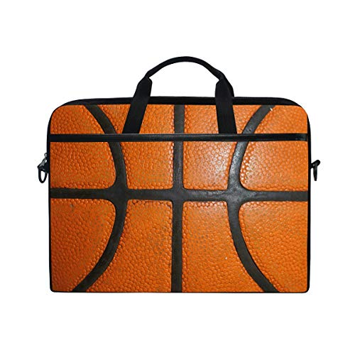 LUNLUMO Orange Basketball 15 Zoll Laptop und Tablet Tasche Durable Tablet Sleeve für Business/College/Damen/Herren