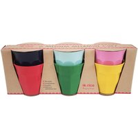 Trinkbecher Favorite Colors, 400 ml, 6 Stück mehrfarbig Modell 10