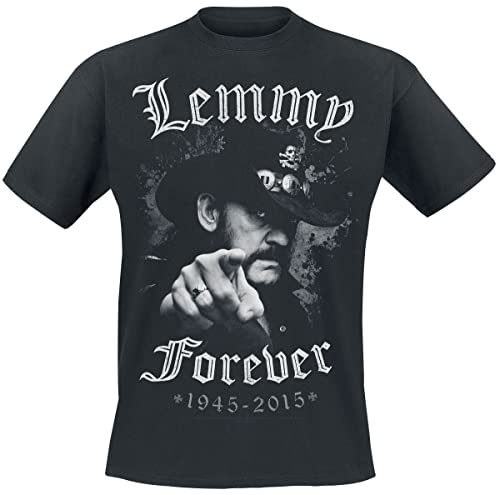 Motörhead Lemmy - Forever Männer T-Shirt schwarz L 100% Baumwolle Band-Merch, Bands