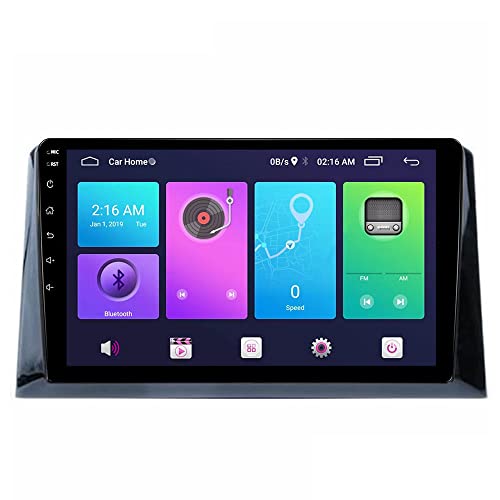 JRKT Autoradio Kompatibel Mit PEUG-EOT 5008 2002-2013 10 Inch 2 Din Radio GPS Navigation IPS Touchscreen Multimedia Player Unterstützung SWC 4G WiFi Carplay DSP B(Size:8 core 4G+WiFi 4G+64G)