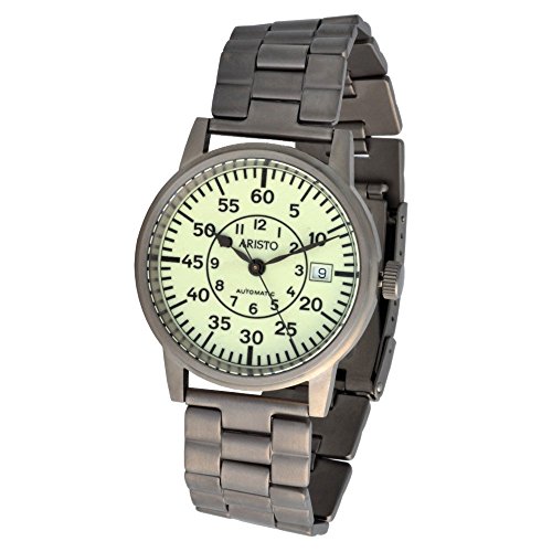 Aristo Unisex Uhr Armbanduhr U-Boot Uhr Automatik Titan 5H92TIB