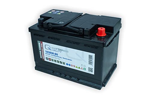 Q-Batteries 12SEM-80 12V 80Ah (C20) Semitraktionsbatterie