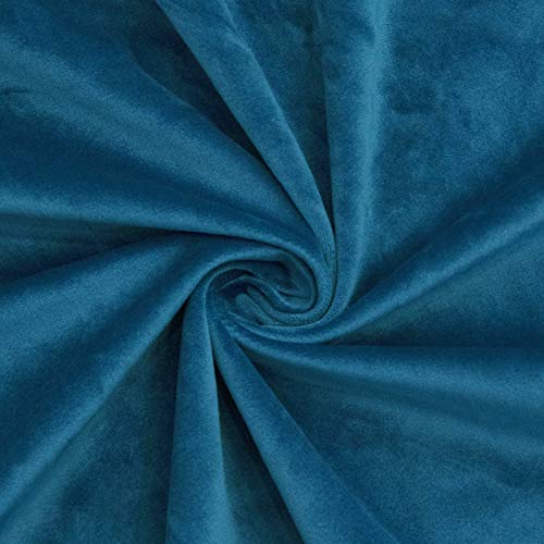 ONDIAN Stoff Material Samt Stoff Polsterung Vorhang Blind Kissen Craft Velour Material 280 cm Breit Verkauft Durch Das Meter/Himmelblau