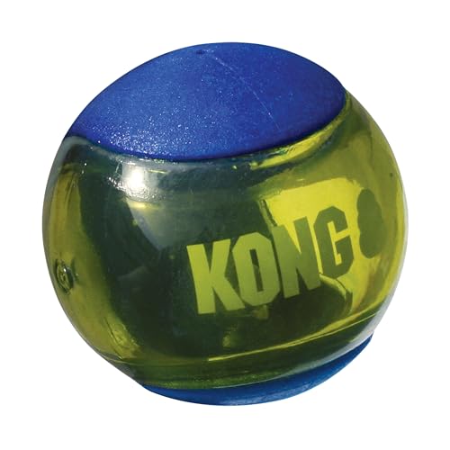 KONG Squeezz Action blau Hundespielzeug, mittel