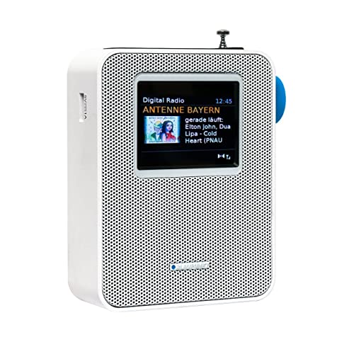 Blaupunkt PDB 200 Steckdosen Radio DAB | Digital Radio für die Steckdose | UKW PLL Radio | Bluetooth | DAB | RDS Senderinformation | USB Ladefunktion | Senderspeicher | Teleskopantenne | Weiß…