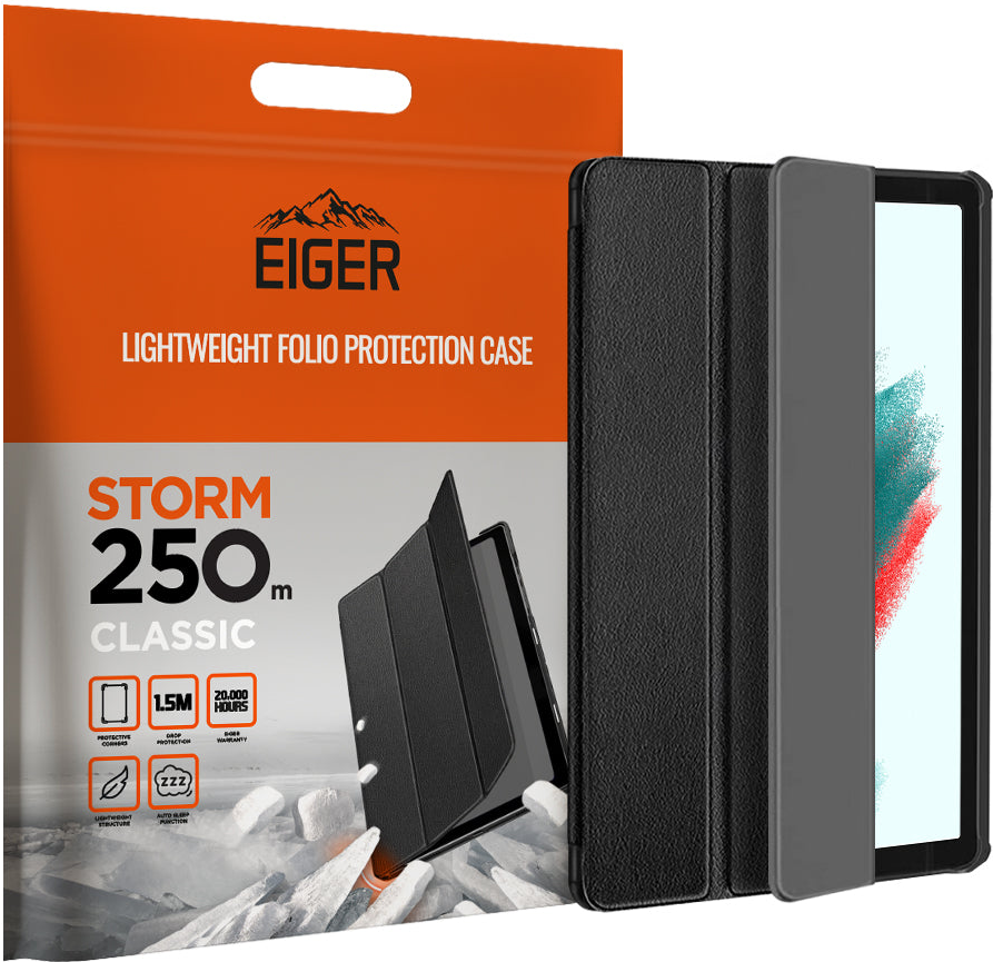 EIGER EGSR00135 Tablet-Schutzhülle 26,7 cm (10.5 ) Folio Schwarz (EGSR00135)