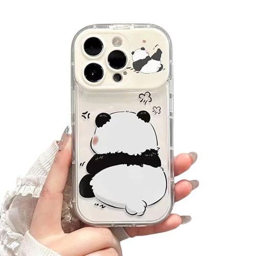 Gyios handyhülle iPhone 11 Lustige Tierische Schweinehasenpaare Telefonhülle Für Phone 15 13 11 12 Pro Max Plus Niedliche Panda Soft Cover-für Phone 14 Pro Max-a