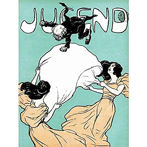 Wee Blue Coo Magazin-Cover Jugend Germany Girls Midget Sheet Game Art Art Print Poster Wall Decor 45,7 x 61 cm
