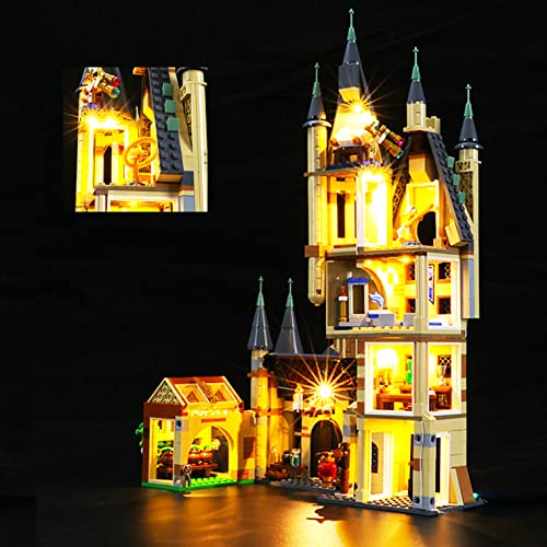 LED Beleuchtungsset für Lego Harry Potter Astronomieturm auf Schloss 75969 Modell, Licht-Set Kompatibel mit Lego 75969 Harry Potter Hogwarts Astronomie Tower Bausteinen Modell(Nicht Enthalten Modell)