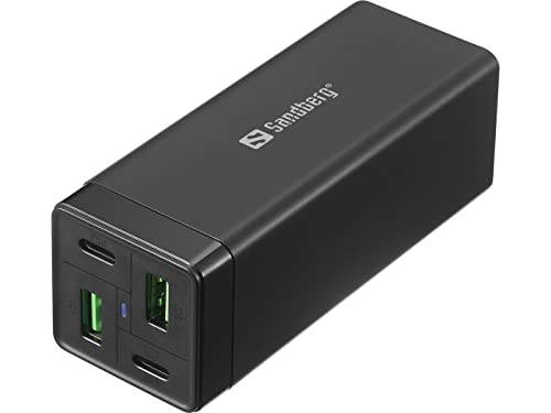 Sandberg Netzteil - 2 x USB, 2 x USB-C - 65 Watt