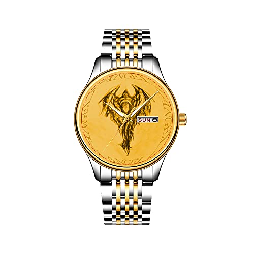 Uhren Herrenmode Japanische Quarz Datum Edelstahl Armband Gold Uhr Alte Vegvisir Uhren