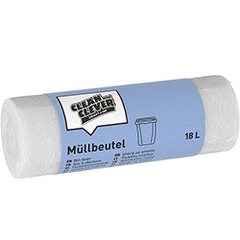 1000 Müllbeutel Smart Line Clean and Clever 18l Weiß SMA 73