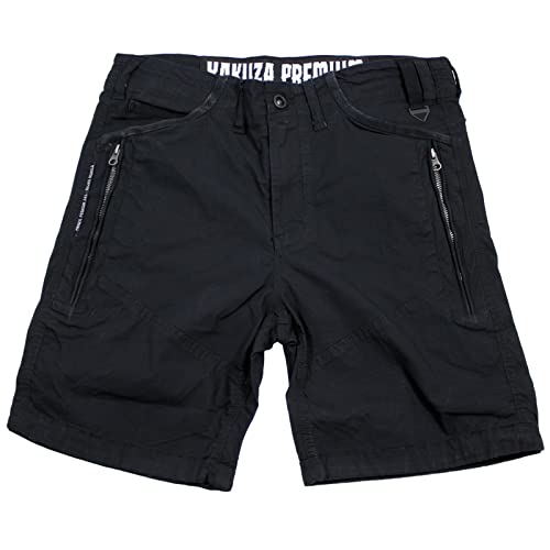 Yakuza Premium Herren Cargo Shorts 3451 schwarz Kurze Hose XXL