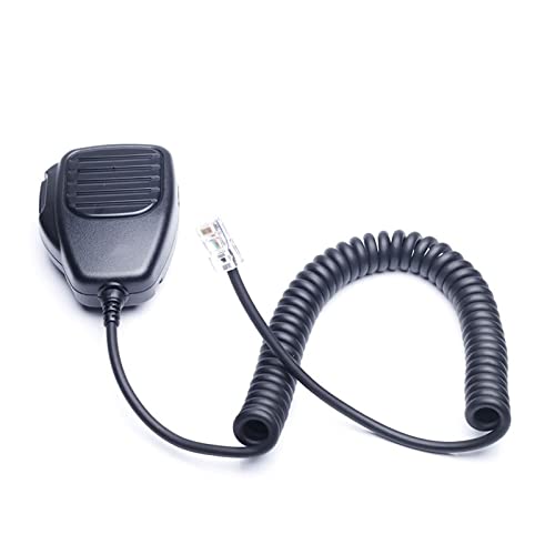 ARSMI 8-Pin-Handheld-Remote-Lautsprecher-Mikrofon-Mikrofon fit for icom IC-706 IC-2000 / H IC-F1721 IC-7000 IC-V8000 IC-FR3000 IC-FR4000 Walkie-Talkie-Mikrofon (Color : Black)