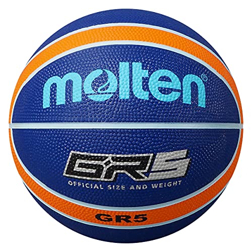 MOlten BGR Basketball, mehrfarbig Blau Blau/Orange Größe 5