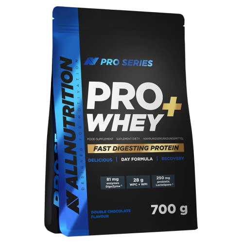 ALLNUTRITION Pro Whey+, 700g, Double Chocolate, Whey Protein Pulver