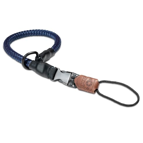 C-Rope Kamera Handschlaufe LOOP aus recyceltem Kletter-Seil mit Schnellverschluss (handgefertigt made in Germany), 42cm, Blau