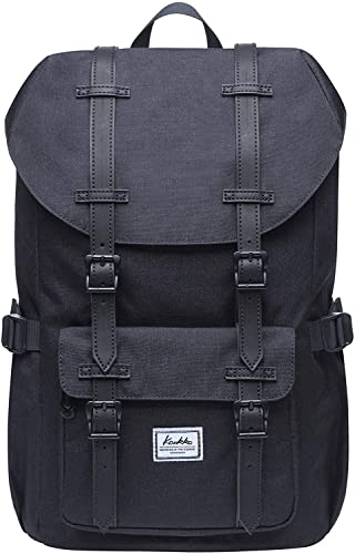 KAUKKO Rucksack Studenten 17 Zoll Backpack für 15" Notebook Lässiger Daypacks Schüler Bag für Wandern 41 cm, 16 L, Mini