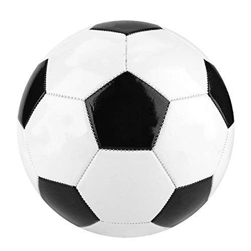 OhhGo Fußball Schwarz Weiß Klassische Bälle Kinder Spaß Spielen Spiel Spiel Fußball Größe 5 für Indoor Outdoor Übung Team Training 21.5 * 21.5 * 21.5 cm