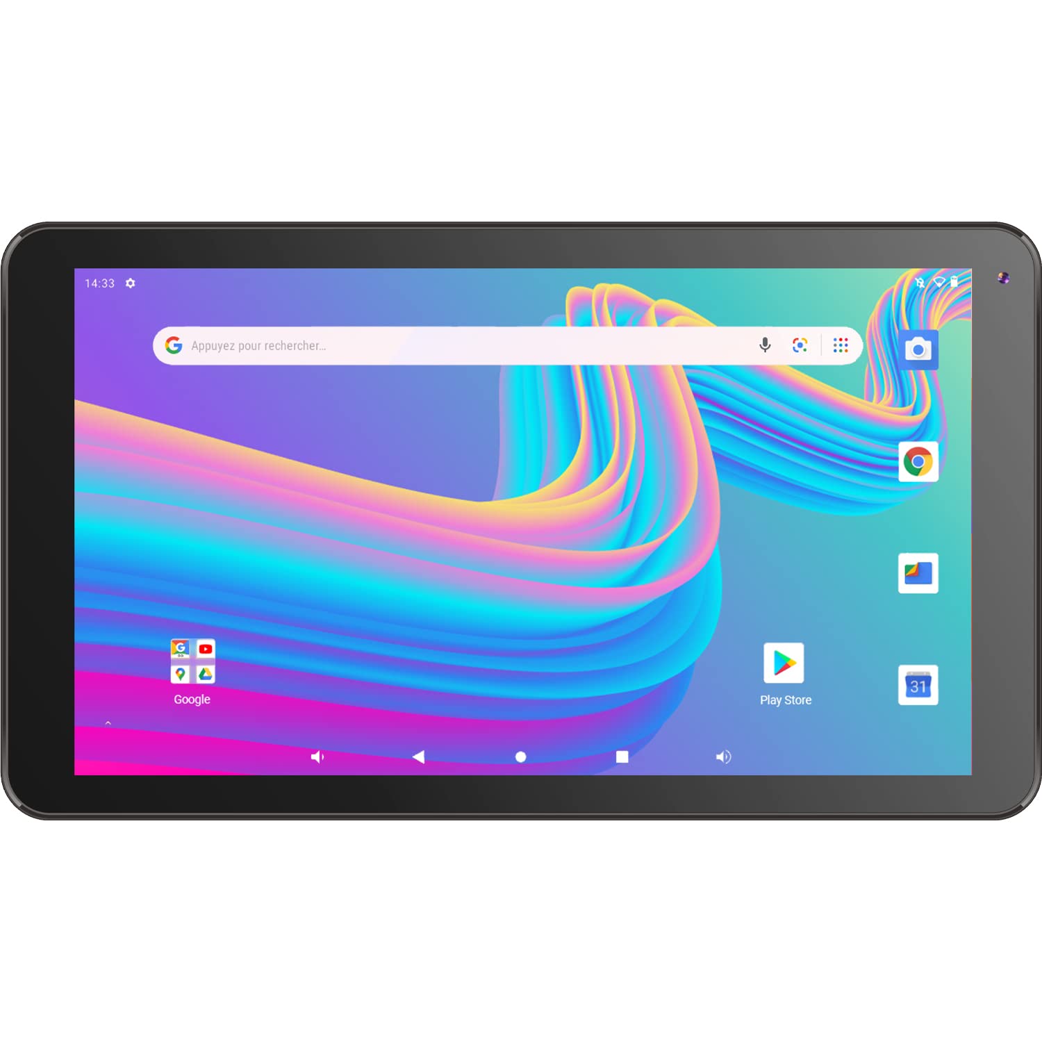Touchscreen-Tablet � LOGICOM � Tab 129 � 10 TN � Allwinner A133 � RAM 2 GB � 32 GB � Android 11 (Go-Edition) � Schwarz � WLAN