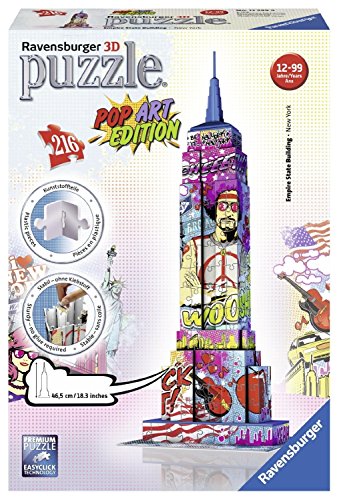 Pop Art Edition (Puzzle), Empire State Building: Erleben Sie Puzzeln in der 3. Dimension