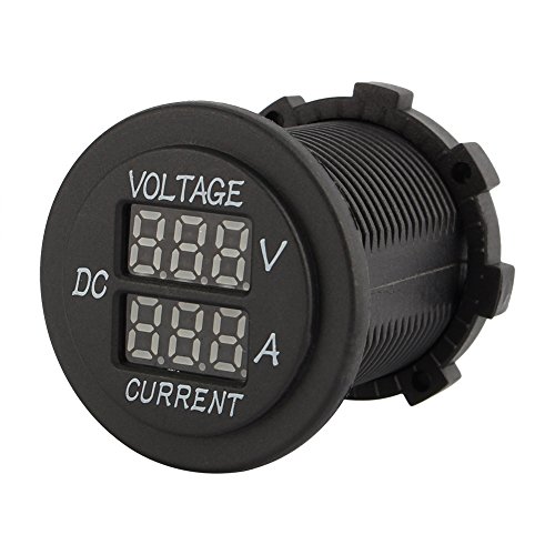 Digital Voltmeter Amperemeter - Hochpräzises Auto Motorrad DC 12-24V Dual LED Digital Voltmeter Amperemeter Amp Volt Meter Guage