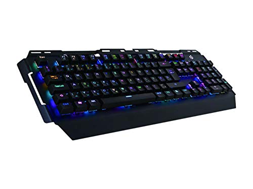Conceptronic KRONIC01IT Mechanische Gaming-Tastatur, RGB, Blue Switche, Tastatur Layout Italienisch