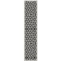 mySPOTTI Tischläufer »Tischläufer Muna«, BxL: 40 x 180 cm, schwarz/weiß