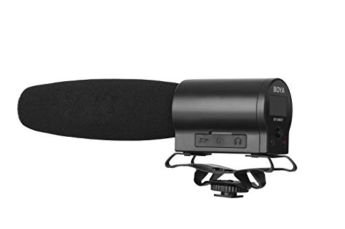 Boya by-DMR7 – Kanonen-Mikrofon mit integrierter SD-Karte, Schwarz